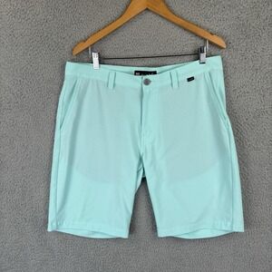 Travis Mathew Sand Harbor Lifestyle Performance Shorts Mens 36 Mint Green 1MW397